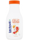 Lactovit Fruit Energy Vitalität und Frische Pfirsich und Grapefruit Duschgel für trockene Haut 300 ml