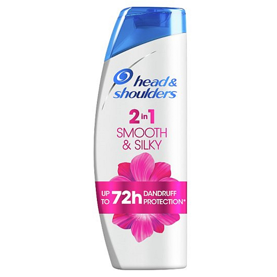 Head & Shoulders Smooth & Silky Schuppenshampoo für trockenes und strapaziertes Haar 400 ml