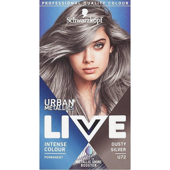 Schwarzkopf Live Urban Metallics Haarfarbe U72 Dusty Silver