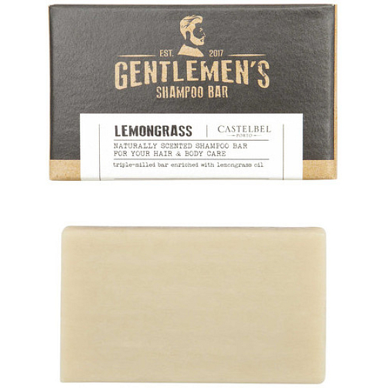 Castelbel Gentlemens Lemongrass 2in1 festes Shampoo für Männer und Körper für Männer 35 g