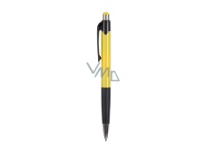 Spoko Kugelschreiber, blaue Mine, gelb 0,5 mm