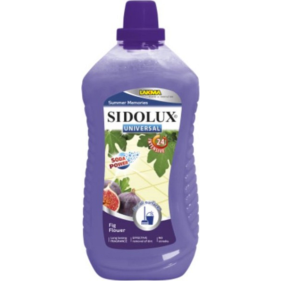 Sidolux Universal Summer Memories Feigenblüte Allzweckreiniger für alle abwaschbaren Oberflächen und Böden mit einzigartiger Soda Power 1 l