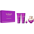 Versace Dylan Purple Eau de Parfum 100 ml + Bodylotion 100 ml + Duschgel 100 ml + Eau de Parfum Miniatur 5 ml, Geschenkset für Frauen