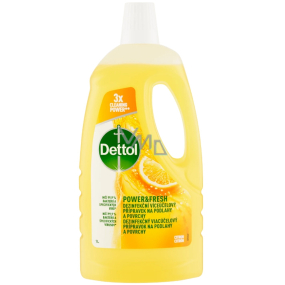 Dettol Power & Fresh Citron Desinfektionsmittel für Böden und Oberflächen 1 l