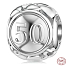 Charme Sterling Silber 925 50. Jahrestag Perle auf Jahrestag Armband