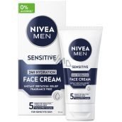 Nivea Men Sensitive feuchtigkeitsspendende Hautcreme für Männer 75 ml