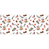 Buntes Weihnachts-Geschenkpapier 200 x 70 cm Laternen, Bäumchen, Weihnachtssterne