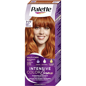 Schwarzkopf Palette Intensive Color Creme, barva na vlasy, 7-77 intensiv kupfer, 50 ml