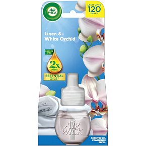 Air Wick Essential Oils Wäsche und weiße Orchidee Nachfülldose 19 ml