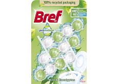 Bref WC blok Pro Nature Minze & Eukalyptus, 3× 50 g