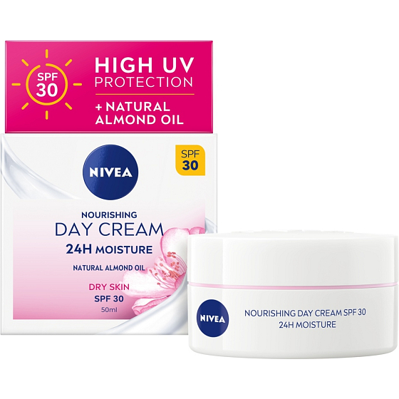Nivea Výživný denní krém pro suchou až citlivou pleť SPF30 50 ml