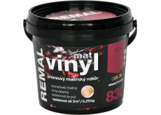 REMAL Vinyl Color mat waschbare Wandfarbe, 830 weinrot, 250 g