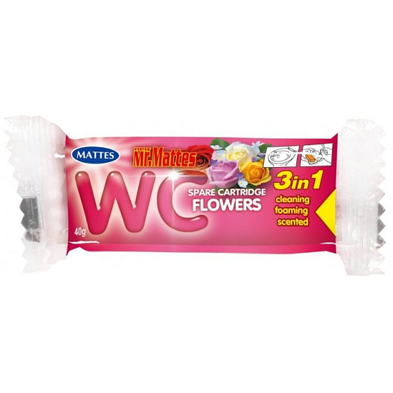 Herr. Mattes 3in1 Flowers Toilettenvorhang nachfüllen 40 g