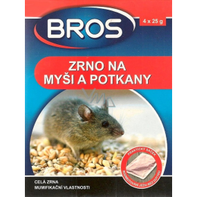Bros Grain für Mäuse und Ratten 4 x 25 g