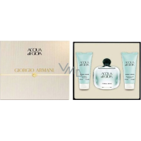 Giorgio Armani Acqua di Gioia parfümiertes Wasser für Frauen 50 ml + Körperlotion 75 ml + Duschgel 75 ml, Geschenkset