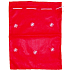Weihnachtsmann / Weihnachtsmann Tasche rot mit Schneeflocken 40 x 32 cm