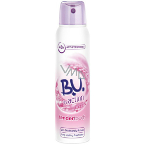 B.U. In Action Tender Touch Antitranspirant Deodorant Spray für Frauen 150 ml