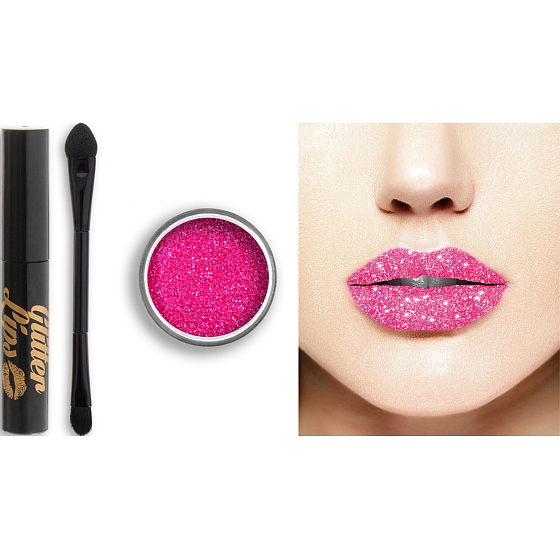 Glitter Lips lang anhaltender Lipgloss mit Molly Dolly Glitter 3,5 ml