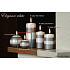 Lima Elegance Weiße Kerze Hellbraun Kugel 60 mm 1 Stück