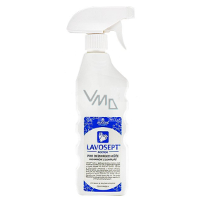 Lavosept Lemon Skin Desinfektionslösung Für den professionellen Gebrauch Über 75% Alkohol 500ml Sprayer