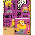 Nekupto Geschenkpapier 70 x 200 cm Weihnachten Mimoni pink