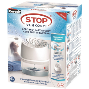 Ceresit Stop Feuchtigkeit Aero 360 Badezimmer Feuchtigkeitsabsorber komplett weiß 450 g