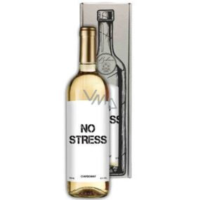 Böhmen Geschenke Chardonnay Kein Stress weißer Geschenkwein 750 ml