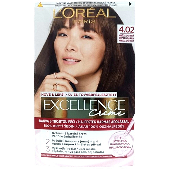 Loreal Paris Excellence Creme Haarfarbe 4.02 Brauner Regenbogen