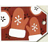 Nekupto Weihnachtsgeschenkkarten Handschuhe 5,5 x 7,5 cm 6 Stück