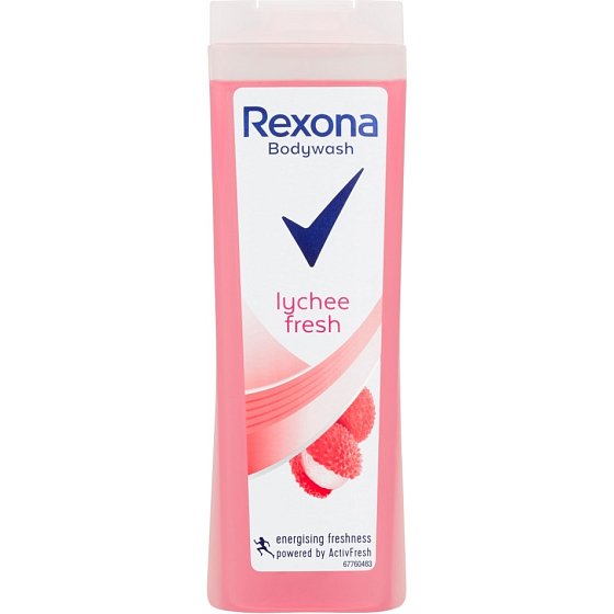 Rexona Lychee Frisches erfrischendes Duschgel für Frauen 400 ml