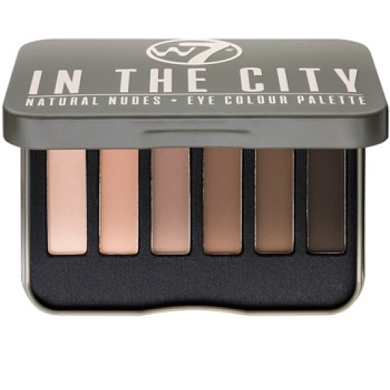 W7 In The City Augenfarbpalette 6 Lidschattenpalette, 6 x 7 g