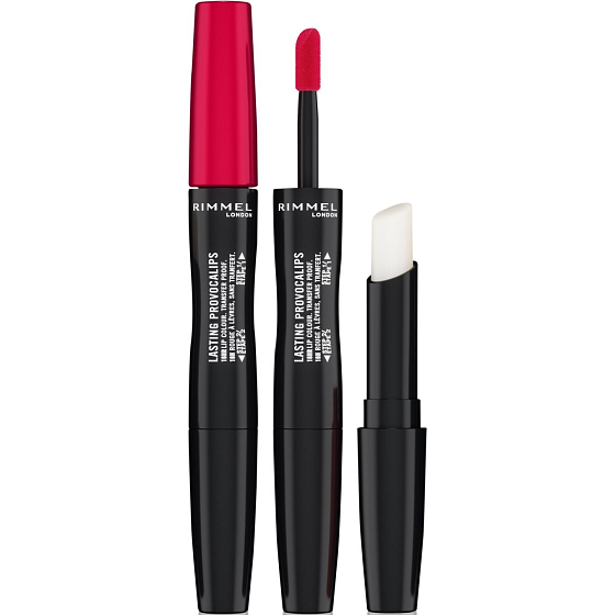 Rimmel London Lasting Provocalips Double Ended Long Lasting Liquid Lipstick 500 Kiss The Town Red 3,5 g