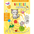 Ditipo Scratch-off Notizbuch Zeichne einen Weg 16 Seiten A4 215 x 275 mm, Alter 3 - 5