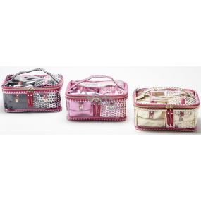 Diva & Nice Trei Black Kosmetiktasche Set 2 Größen 3 Stück Mix Farben