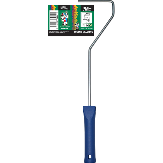 BARVY A LAKY HOSTIVAŘ Halter für Malerrolle, Länge 42 cm, für ein Loch von 6 mm, für Malerrollen von 10 bis 15 cm