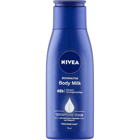Nivea Body Milk výživné tělové mléko, 75 ml