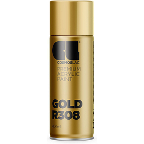 CL Cosmoslac dekorativer Acrylspray R308 Gold 400 ml