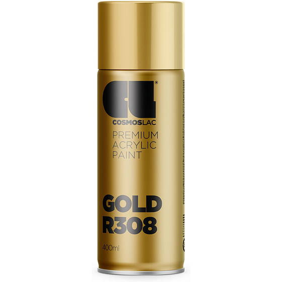 CL Cosmoslac dekorativer Acrylspray R308 Gold 400 ml