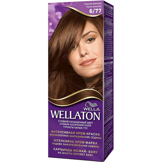 Wella Wellaton Intense Color Cream Creme Haarfarbe 6/77 dunkle Schokolade
