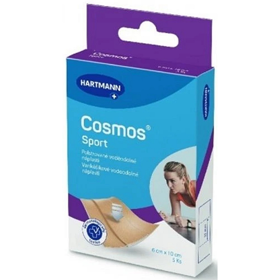 Cosmos Sport gepolstert wasserdicht Patch 6 x 10 cm 5 Stück