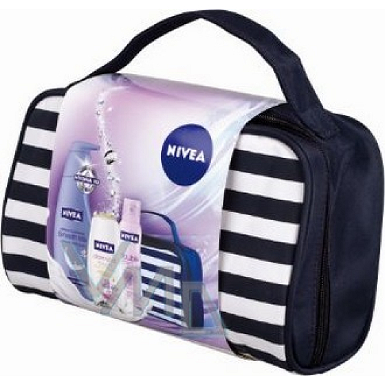 Nivea Kazdouble Körperlotion 400 ml + Duschgel 250 ml + Antitranspirant 150 ml + Beutel, für Frauen Kosmetikset