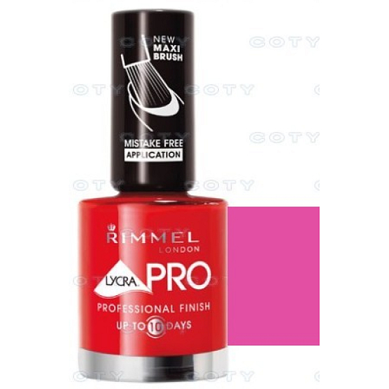 Rimmel London Lycra Pro Nagellack 288 Baby Pink langlebig 12 ml
