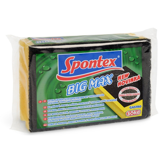 Spontex Bigmax Schaumschwamm für Geschirr mit Nagelschutz