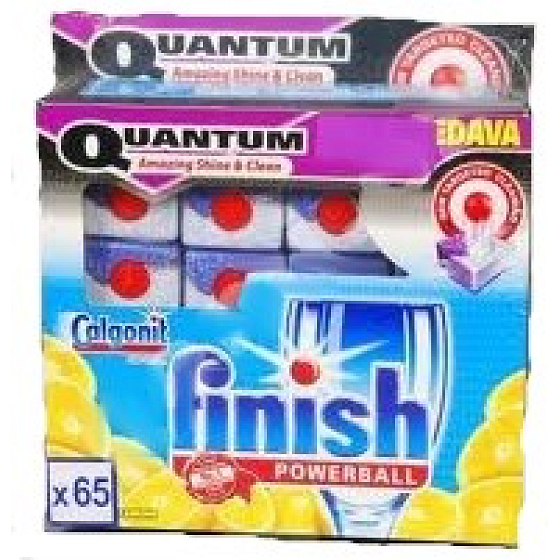 Calgonit Finish Quantum Lemon Sparkle Geschirrspülertabletten 80 Stück