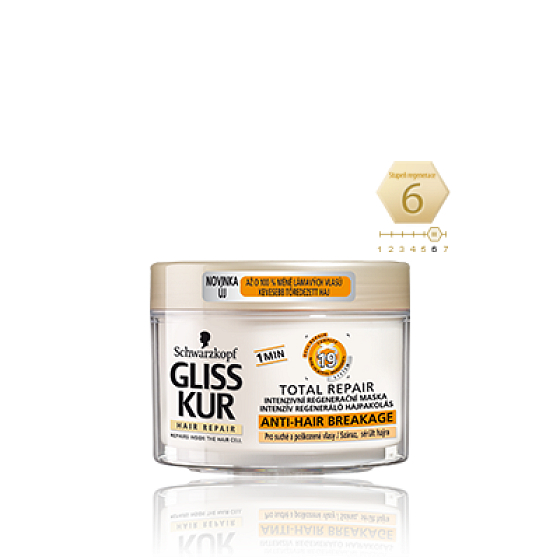 Gliss Kur Total Repair 19 Intensiv Regenerierende Maske 300 ml