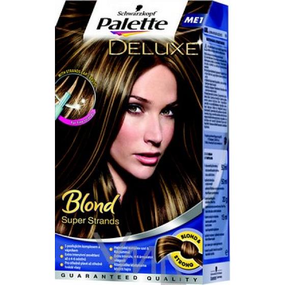Schwarzkopf Palette Deluxe Blond Pflege 7 Öle Textmarker ME1 Super