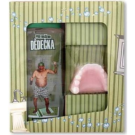 Bohemia Gifts Großvater Duschgel 300 ml + handgemachte Toilettenseife 100 g, Kosmetikset