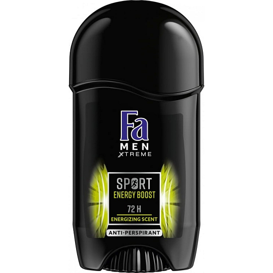Fa Men Xtreme Sport Energy Boost 72h Antitranspirant Deodorant Stick für Männer 50 ml