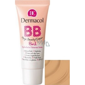 Dermacol Magic Beauty Cream Feuchtigkeitsspendende BB-Creme 8in1 Nude Shade 30 ml
