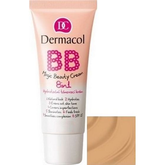 Dermacol Magic Beauty Cream Feuchtigkeitsspendende BB-Creme 8in1 Nude Shade 30 ml